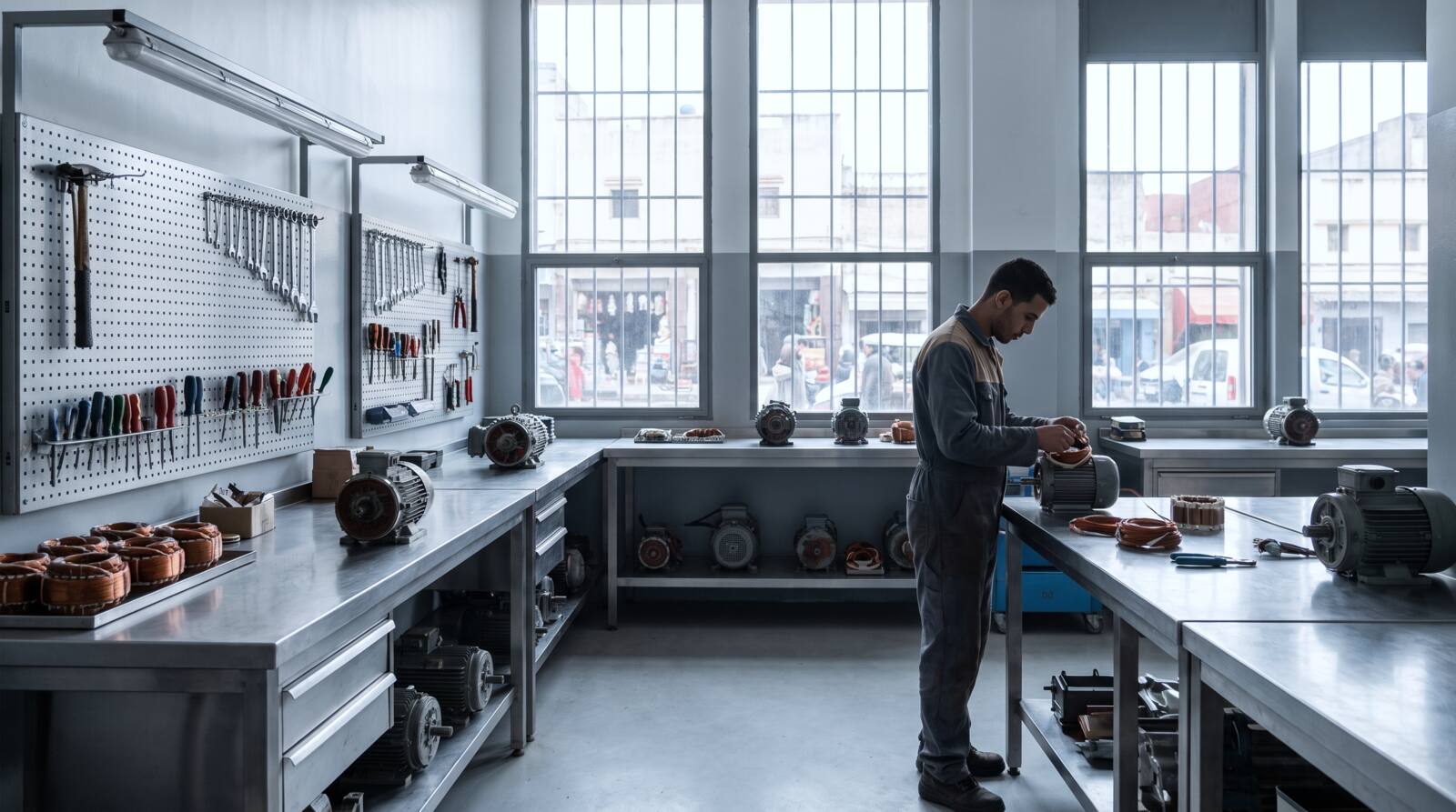 Atelier de bobinage et d'électromécanique à Aït Melloul